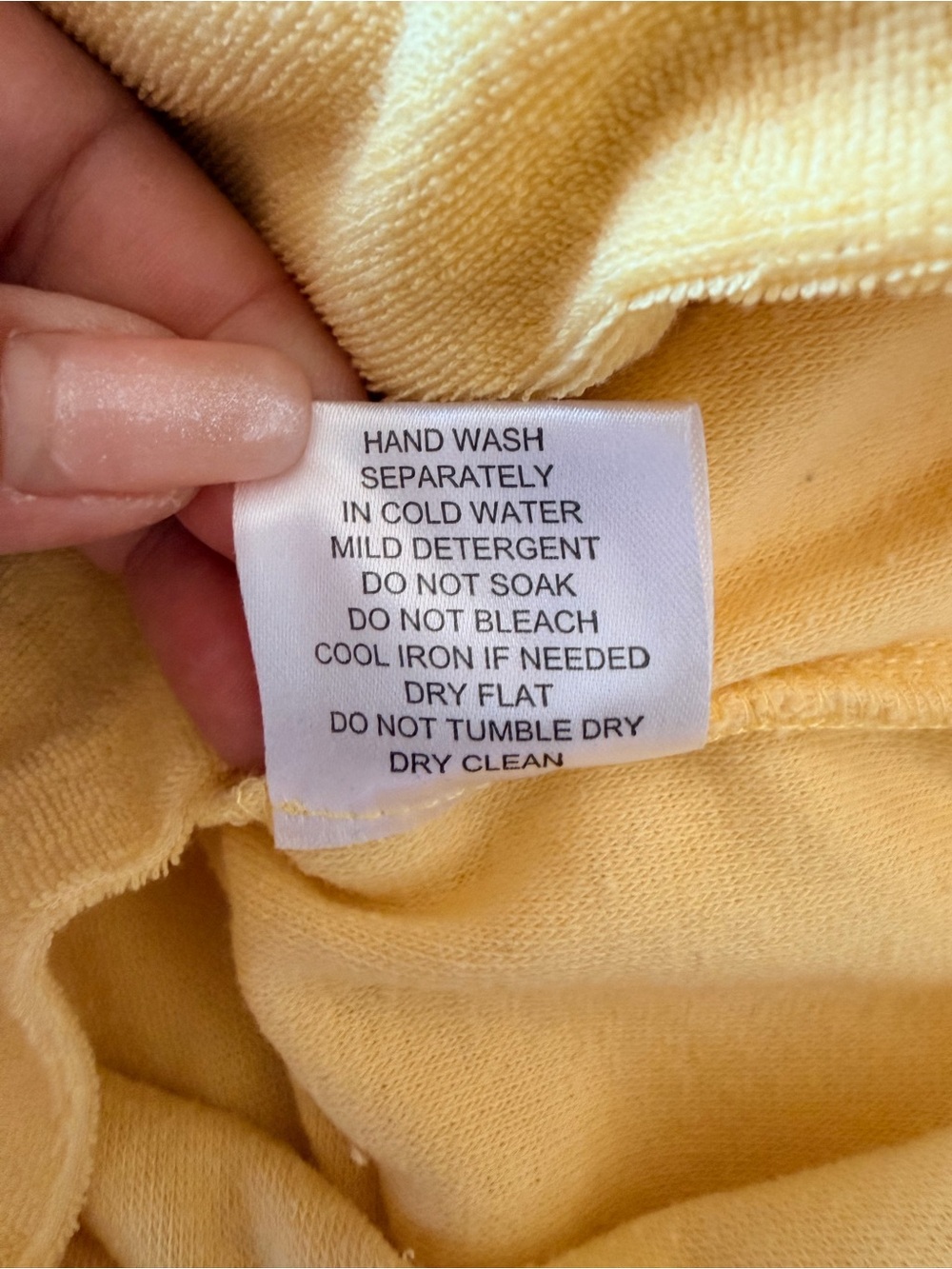 Melissa Odabash Cheryl terry cover up romper, yellow, snaps closure, size L - Picture 10 of 11